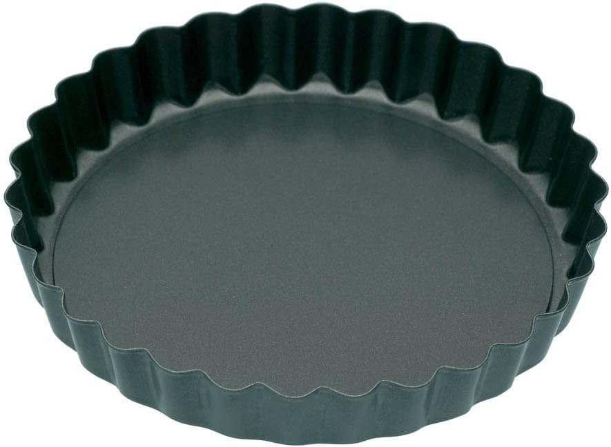 KitchenCraft Antihaft-Tarteformen mit gerilltem Rand und herausnehmbarem Boden (4er-Set)