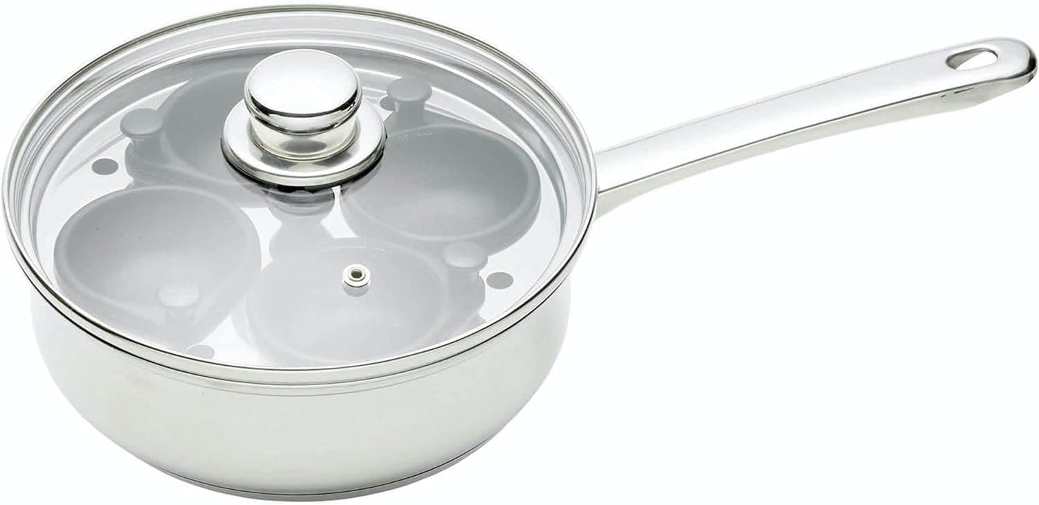 KitchenCraft Eierpochierer für 4 Eier