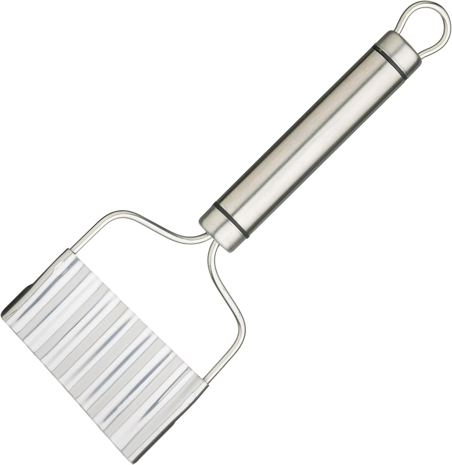 KitchenCraft Professioneller Wellenschnitt-Pommesschneider aus Edelstahl